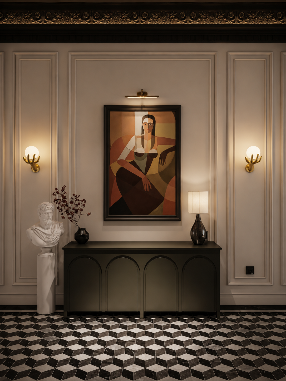 Wall Light C27-gd